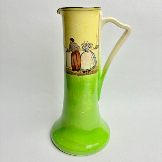 Royal Doulton Seriesware Dutch A Harlem narrow jug  D1866 Charles Noake (26cm)