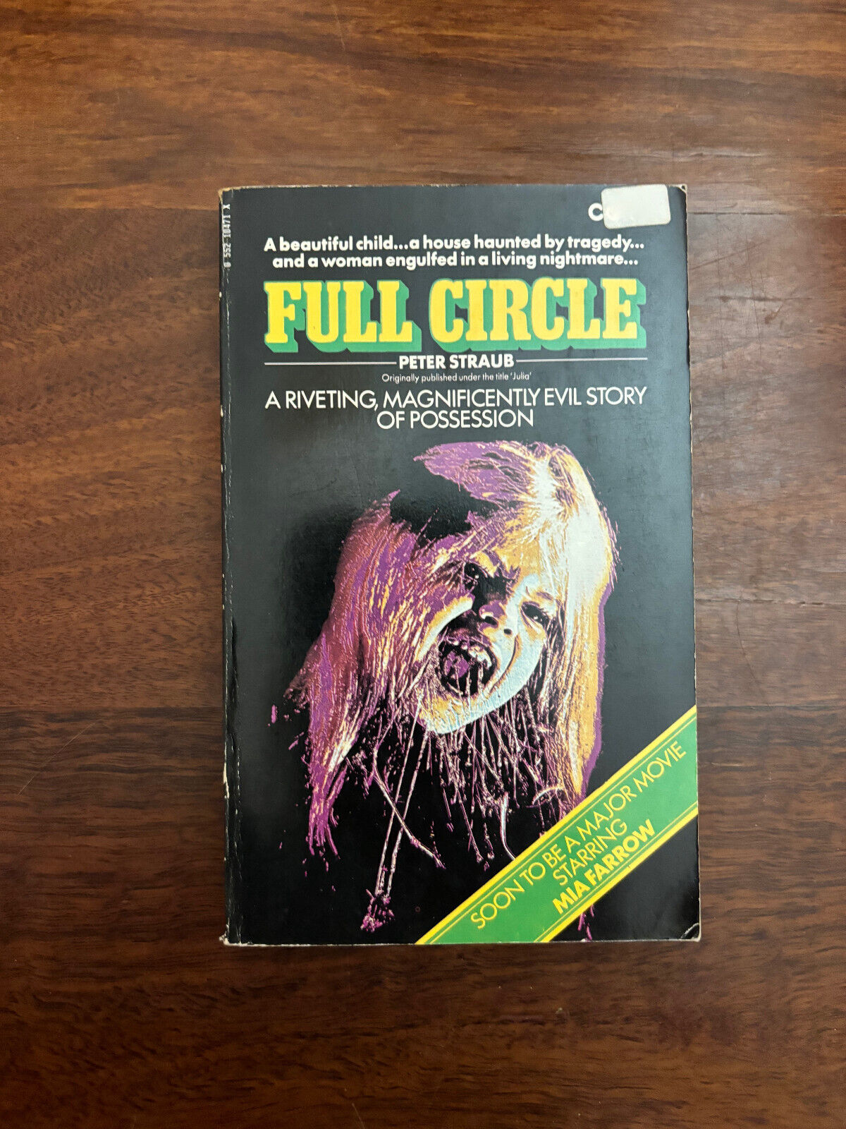 Full Circle, Peter Straub. Paperback 1977 Corgi