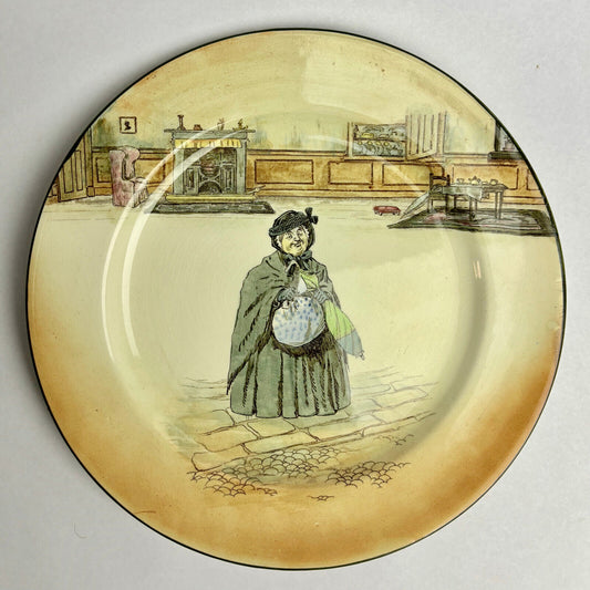 Royal Doulton - Sairey Gamp Dickens Ware Plate 26cm