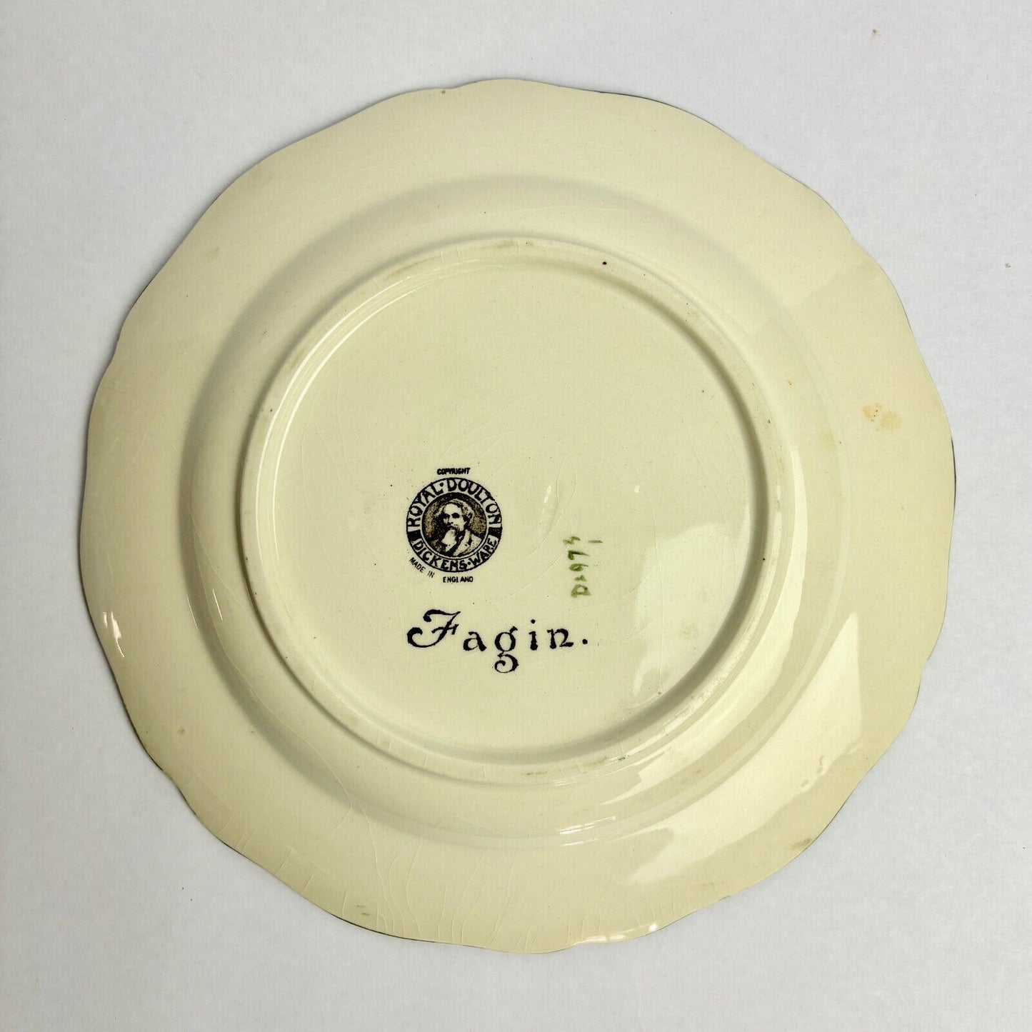 Royal Doulton Fagin Dickens Ware Plate 22cm
