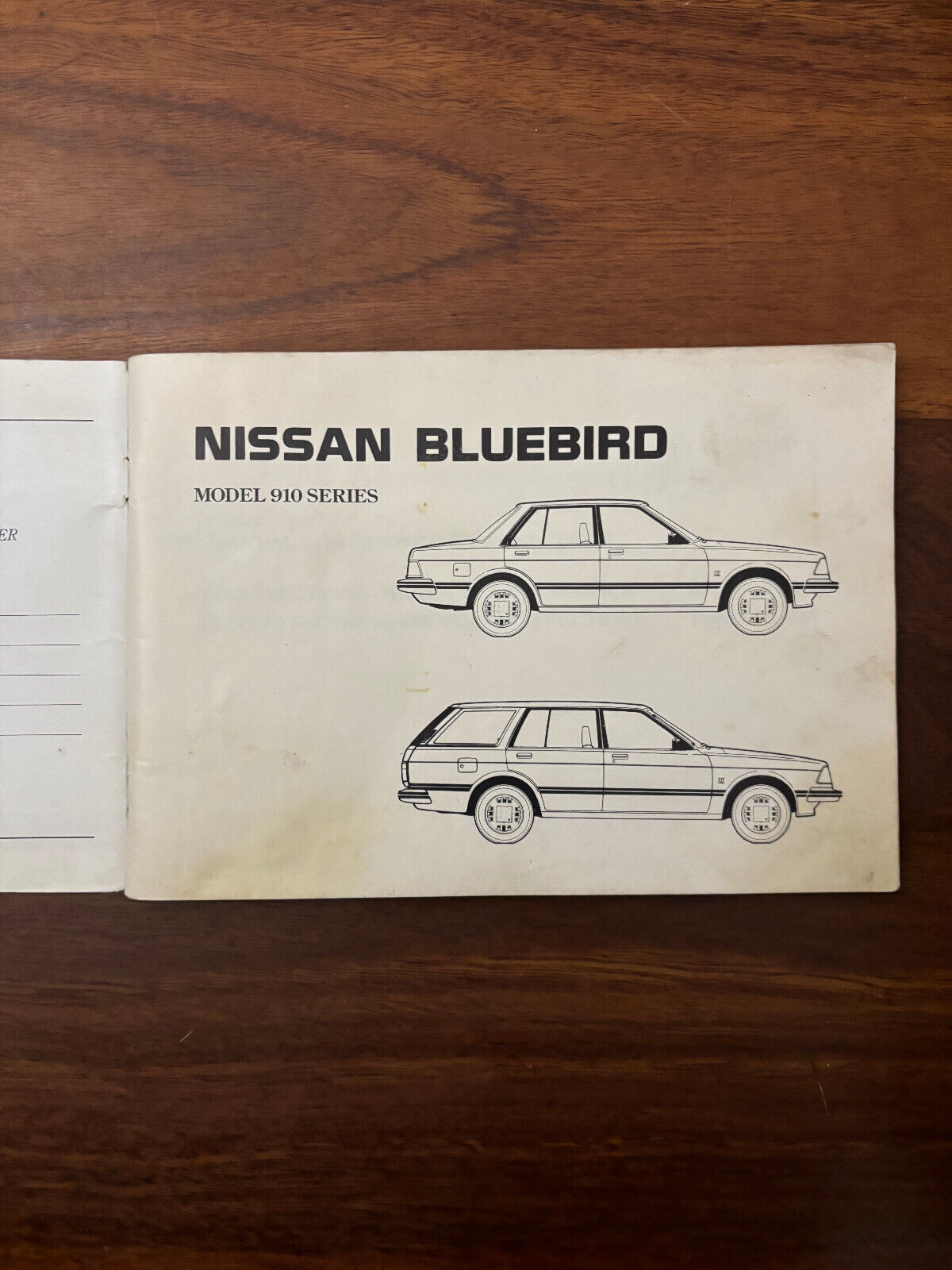 Nissan 910 Series Owner's Manual 3rd Edition