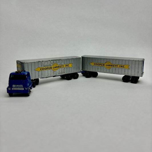 Matchbox #9 Major-pack Cooper Jarrett Interstate Double Freighter