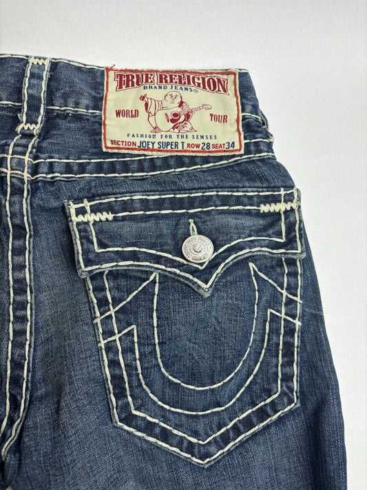True religion Women's JEANS Joey Super T DEEP LAGOON 28w 34L