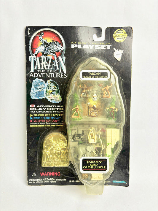 Tarzan Epic Adventures Treasure of the Lost City Trendmasters Micro Playset 1995