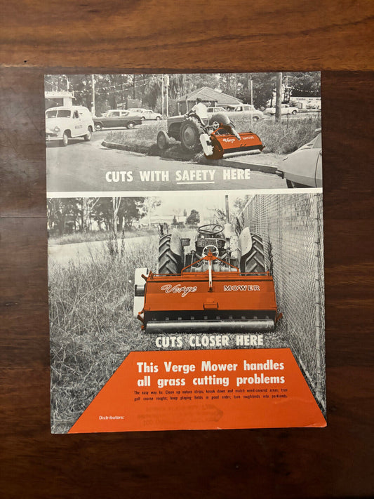 Verge Mower advert