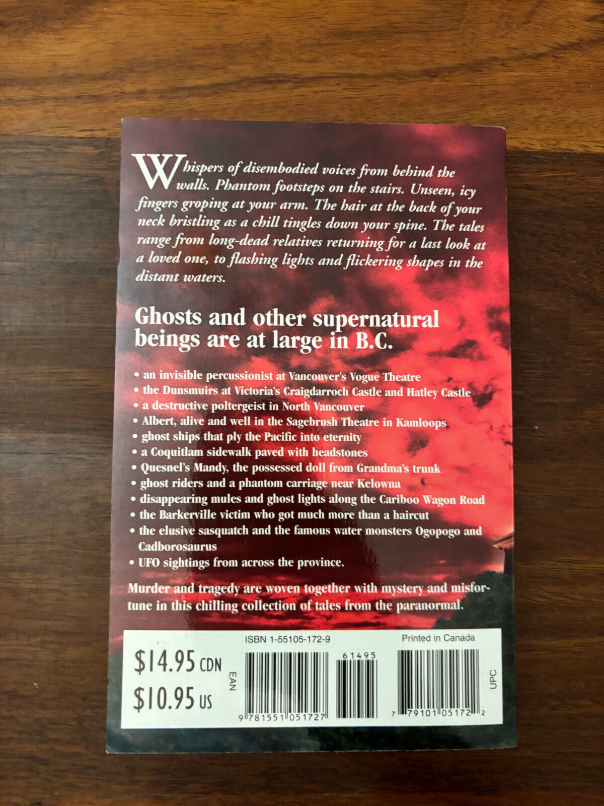 GHOST STORIES AND MYSTERIOUS CREATURES OF BRITISH COLUMBIA By Barbara Smith