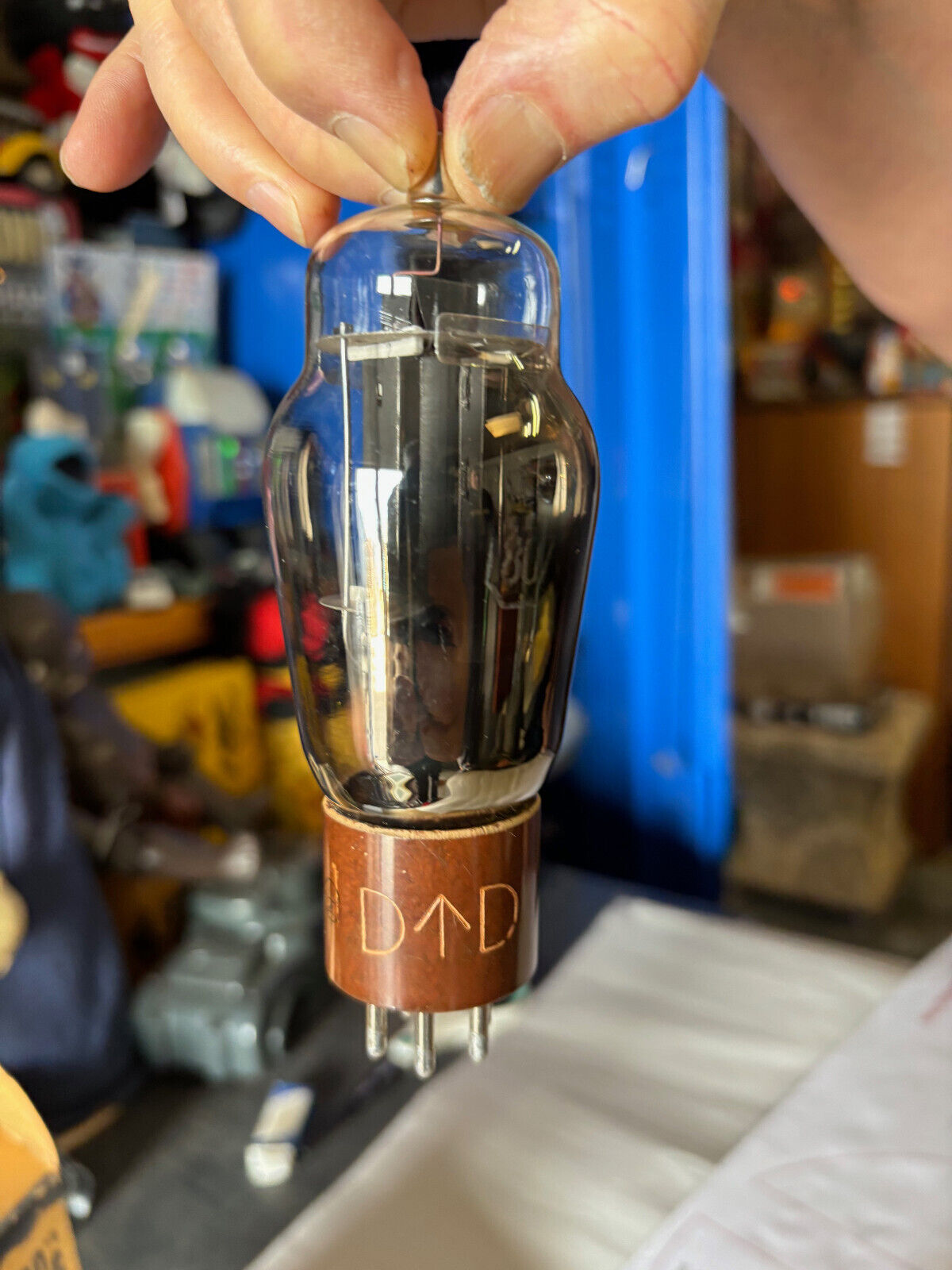 Pair of Original RADIOTRON 807 Vacuum Tube Valves (tested) marked Aust Military