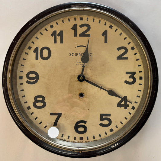 Large antique railway clock