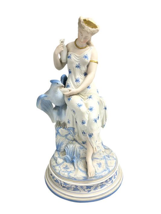 Old Paris Porcelain Neoclassical Goddess Figurine