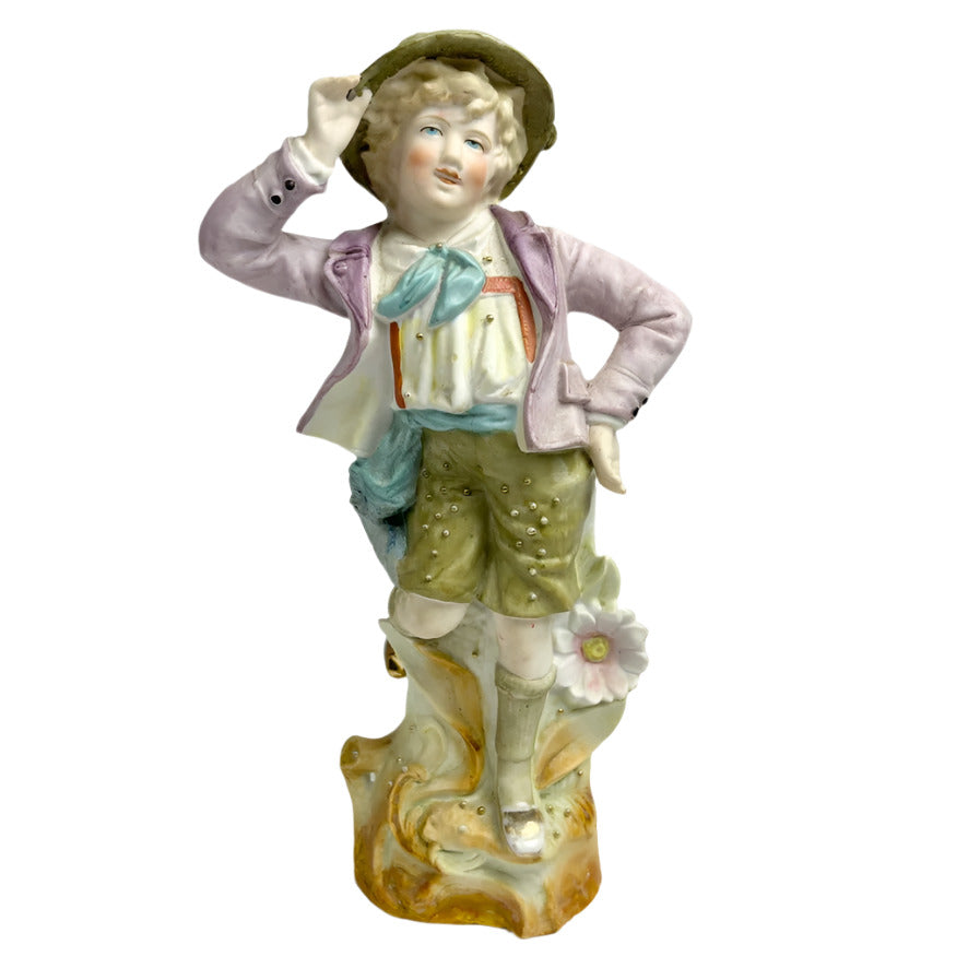 Pair of German Bisque Figurines 28cm