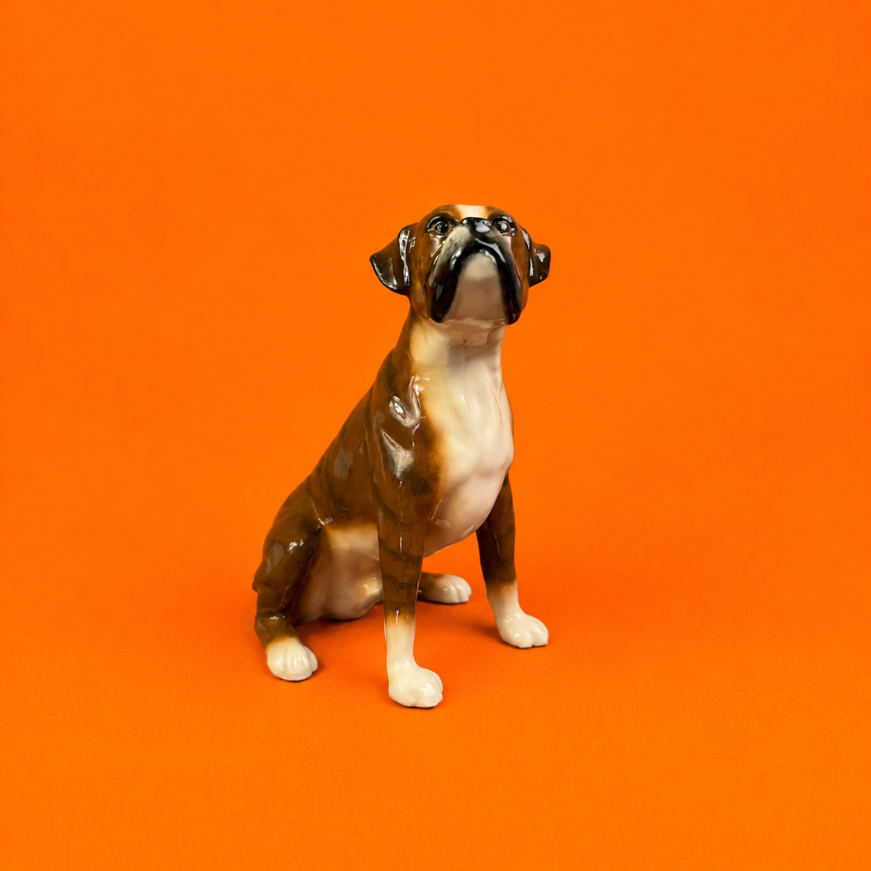 Beswick Boxer Dog Figurine – Seated