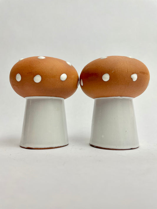 Vintage Toadstool Salt & Pepper Shakers