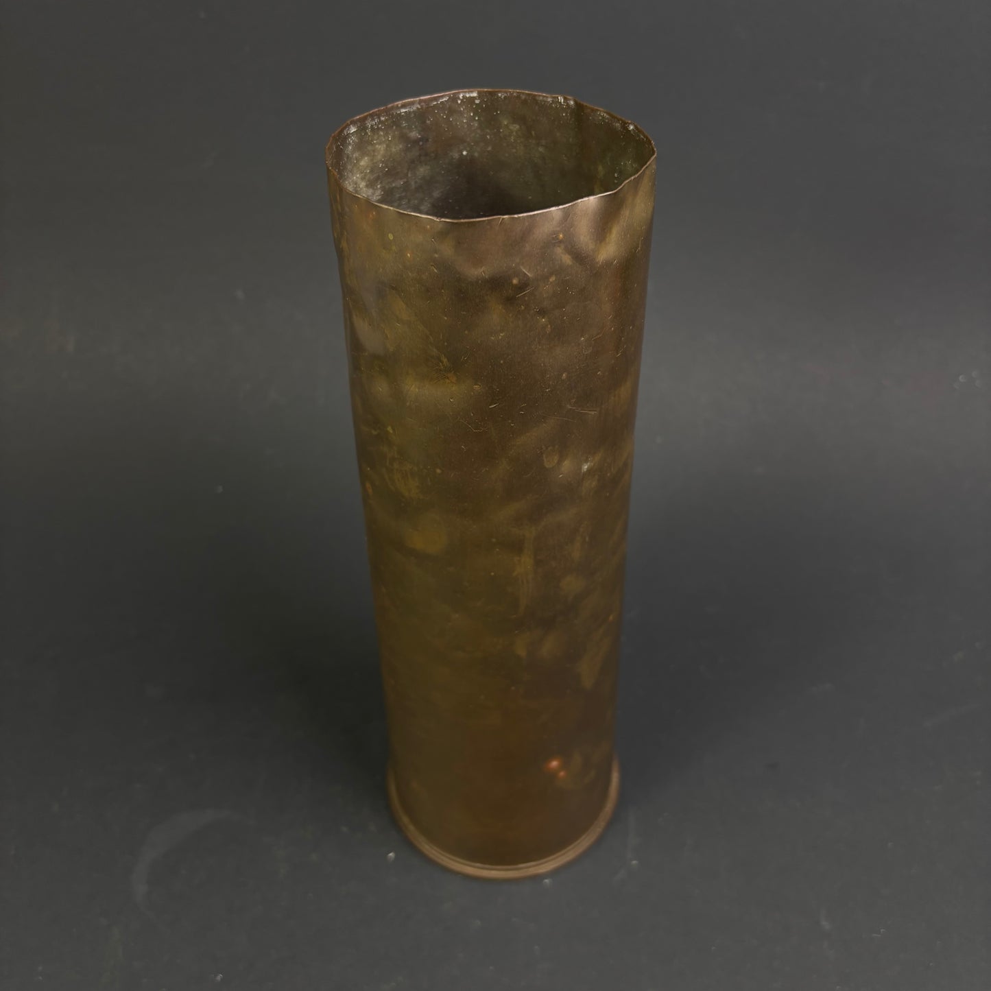 WWII 25 Pounder Brass Shell Case Trench Art Vase – 1942 MK II – 30cm