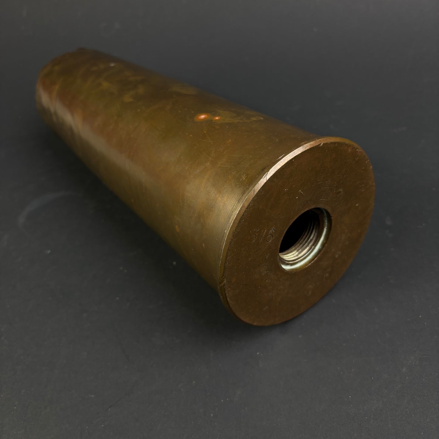 WWII 25 Pounder Brass Shell Case Trench Art Vase – 1942 MK II – 30cm