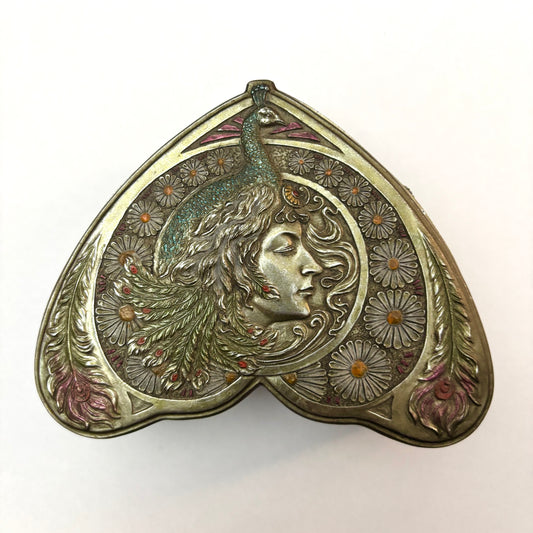 Vintage Veronese Art Nouveau Jewellery Box – Reproduction Resin