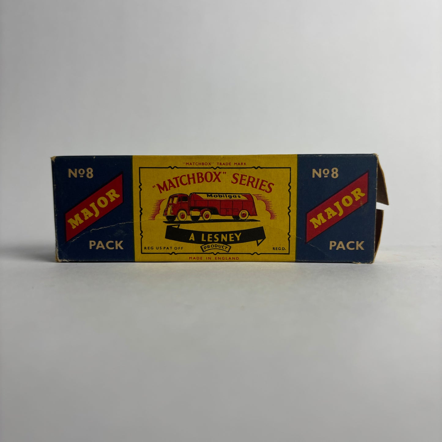 Matchbox Major Pack No. 8 Mobilgas Tanker (Lesney, 1950s) – Excellent with Box