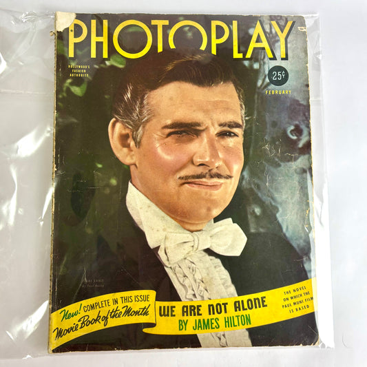 Photoplay Magazine – February 1939 (Clark Gable Cover)