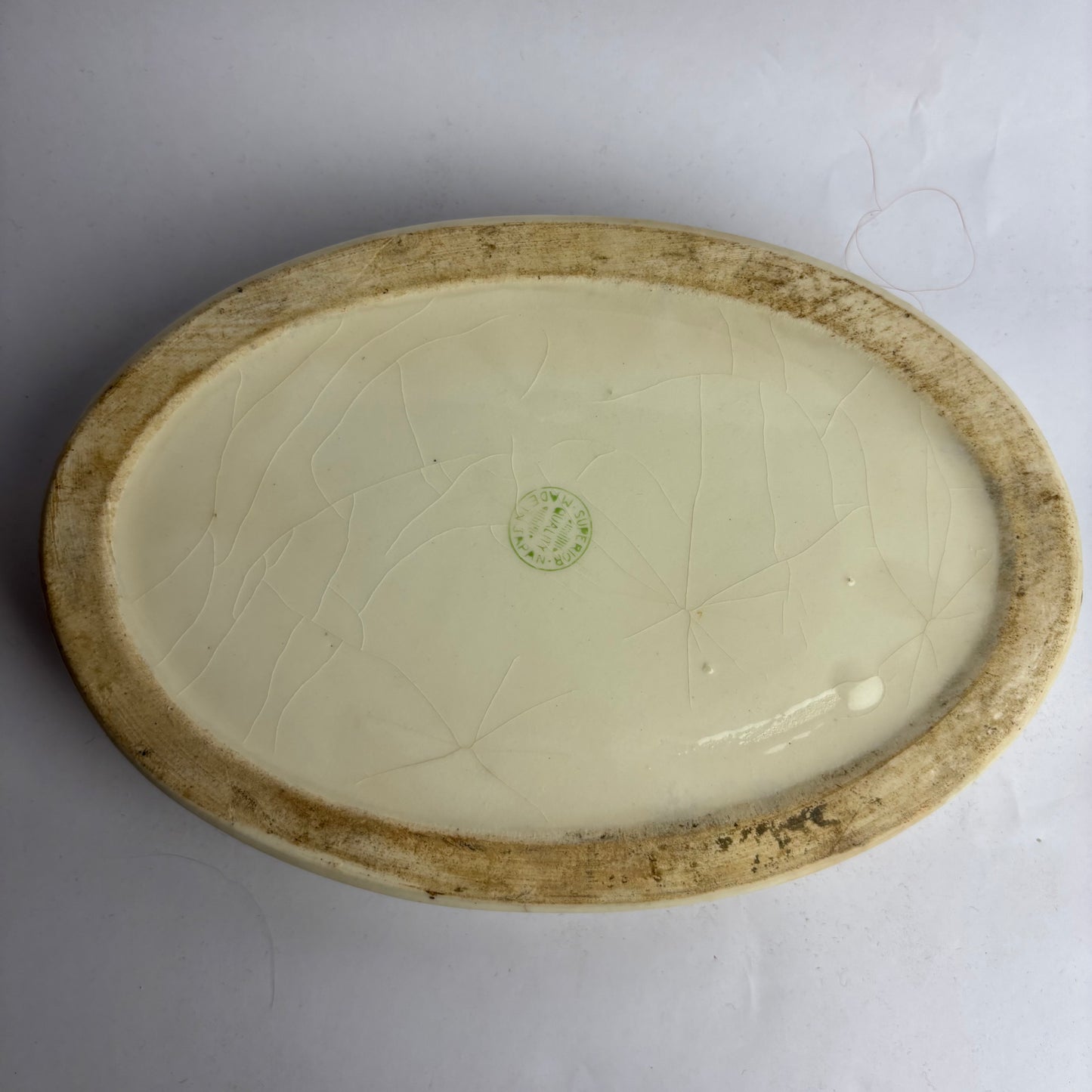 Vintage Mickey & Minnie Ceramic Child’s Dish / Bowl (Japan, c.1930s–40s)