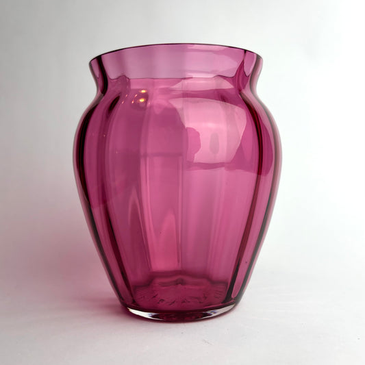 Vintage Amethyst Glass Vase
