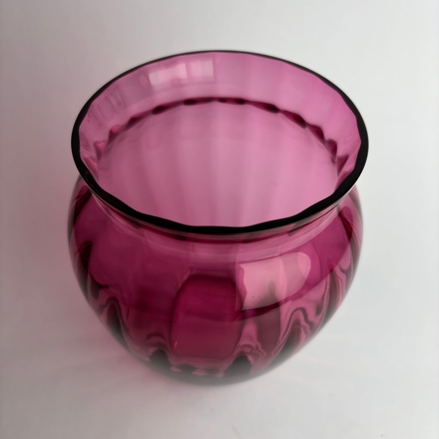 Vintage Amethyst Glass Vase