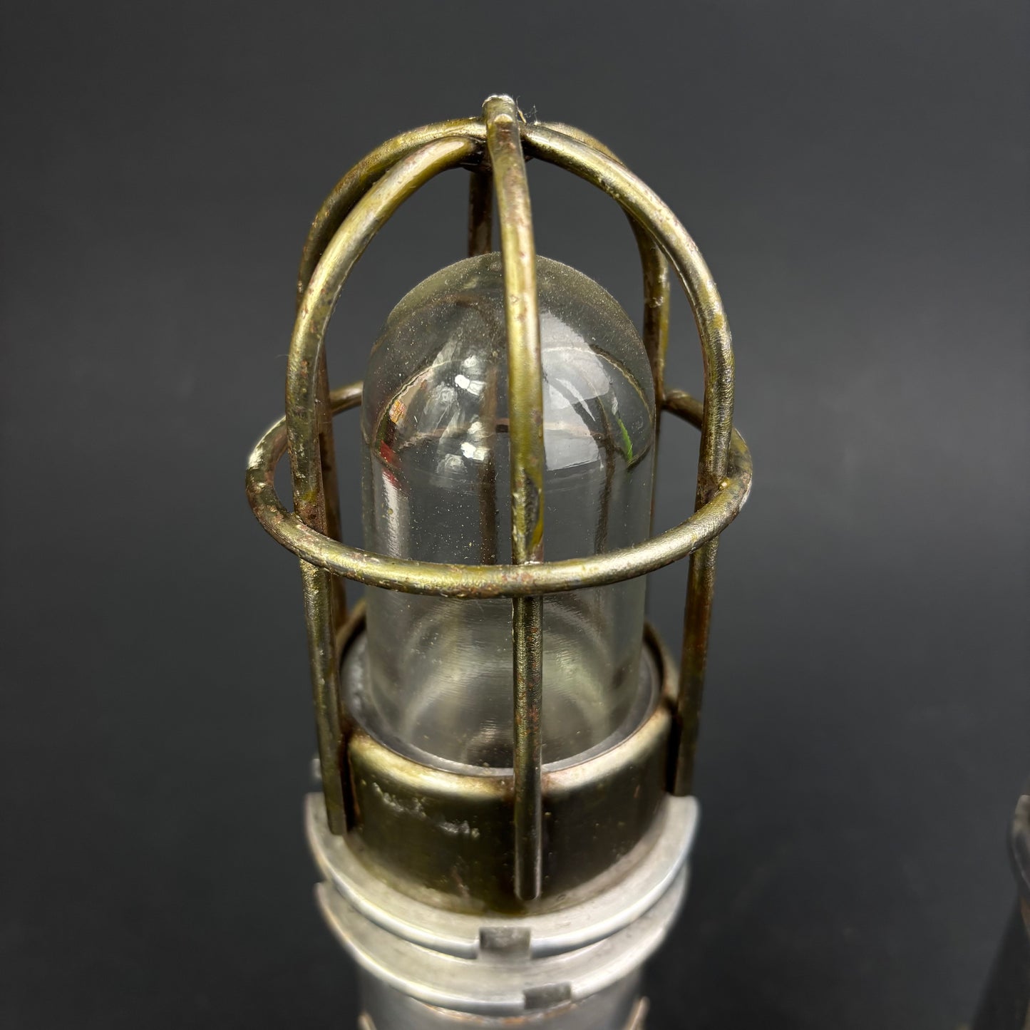 Pair of German Explosion-Proof Industrial Inspection Lights c.1960s–1980s