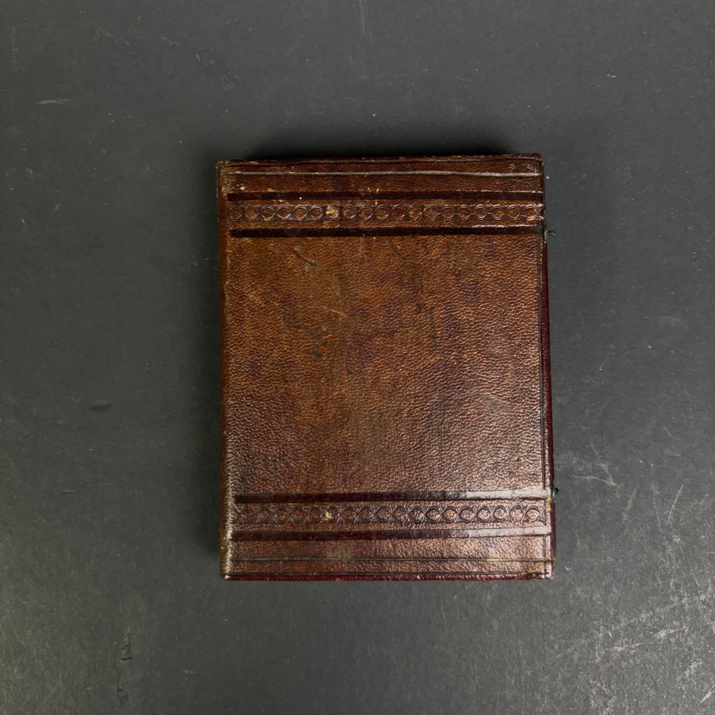 Antique Victorian Union Case with Quarter Plate Ambrotype Family Portrait c.1860s