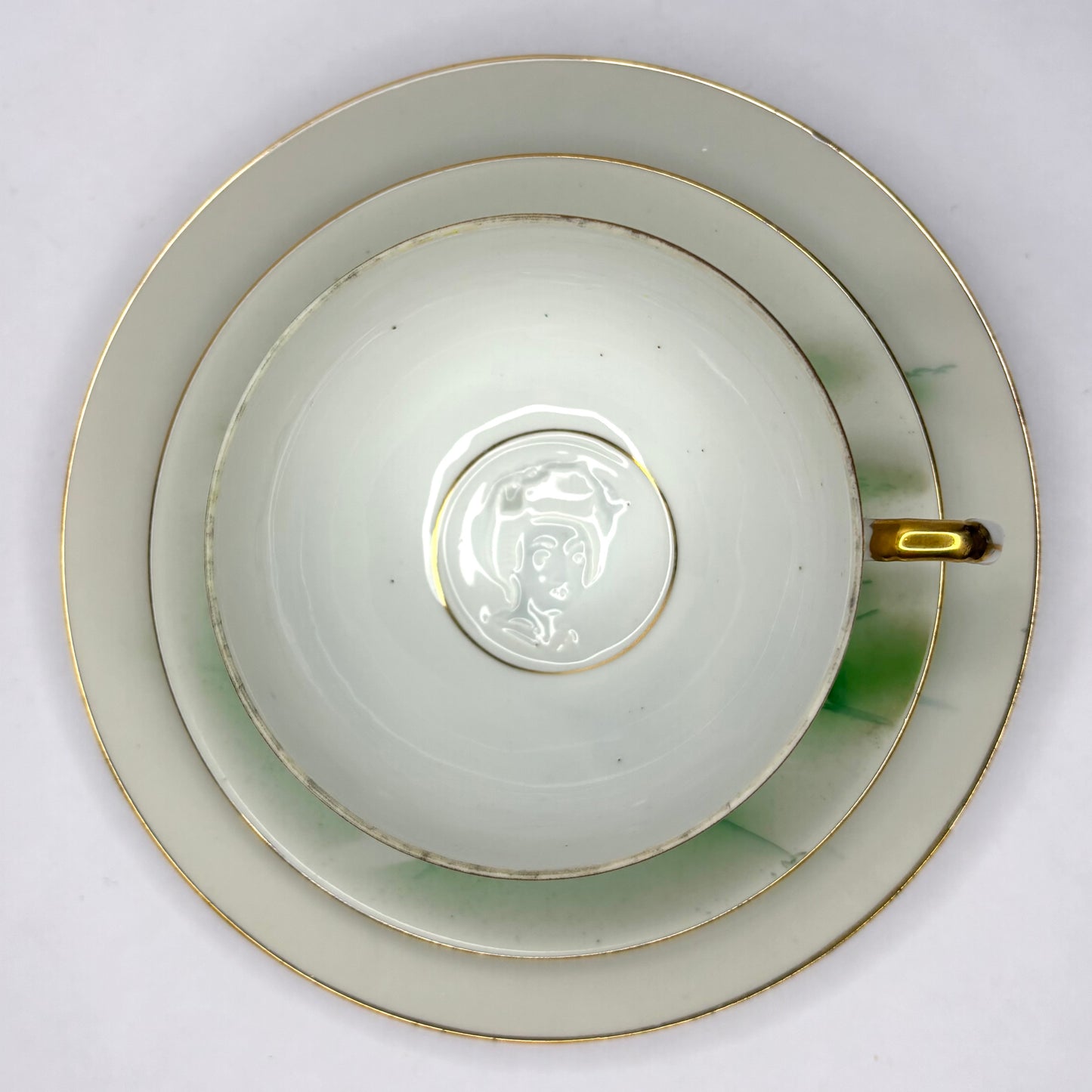 Vintage Hayasi China Kutani Lithophane Tea Set (c.1940s–60s)