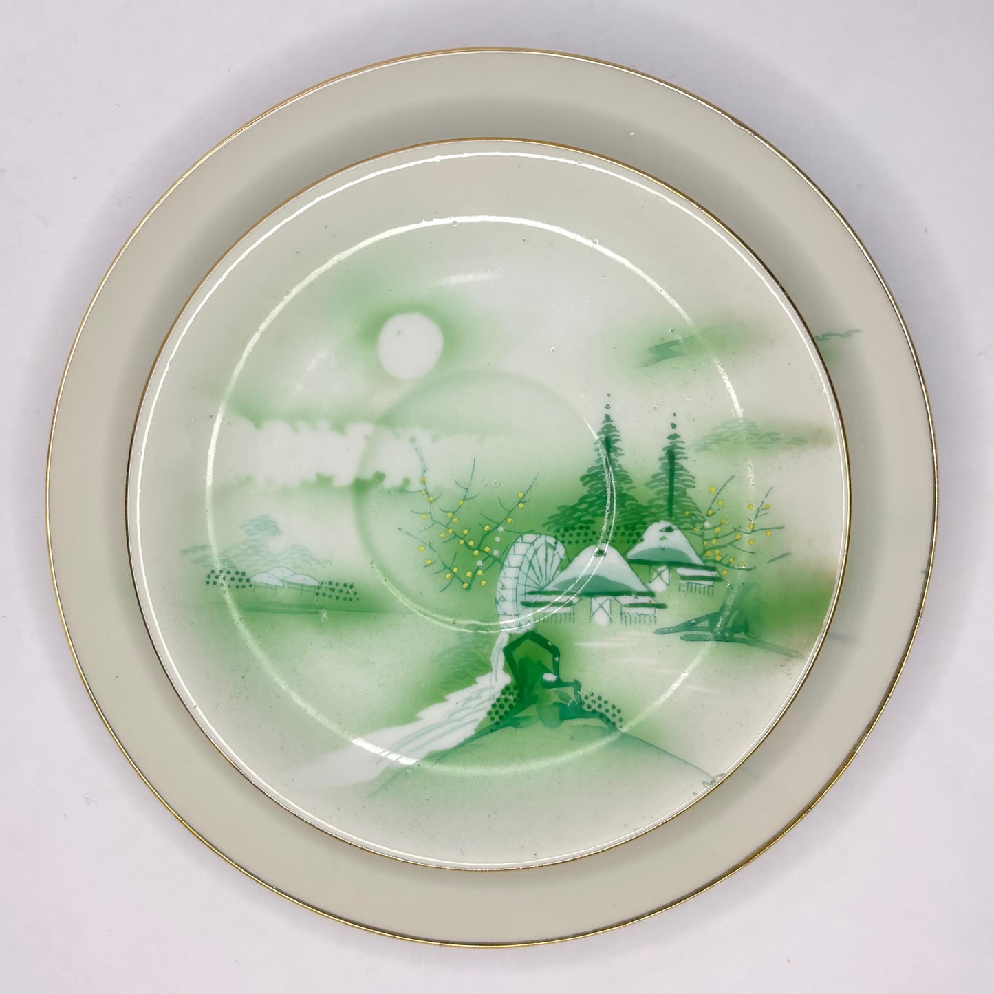 Vintage Hayasi China Kutani Lithophane Tea Set (c.1940s–60s)