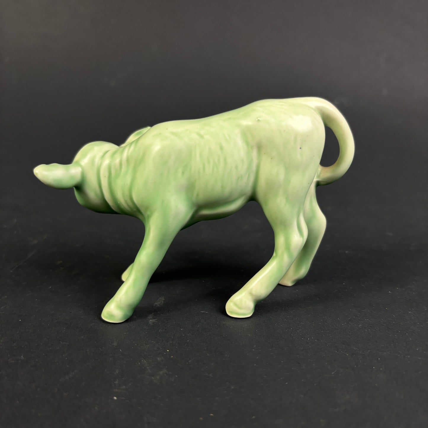 Vintage SylvaC No. 1431 Green Calf Figurine – English Pottery c.1950s–60s