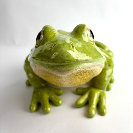 Large Ceramic Frog