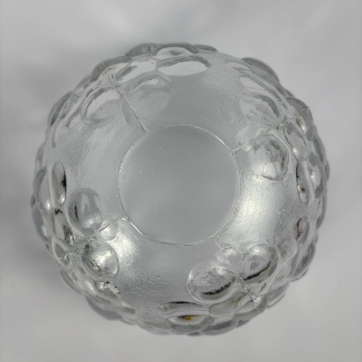 Kosta Boda Clear Textured Glass Deep Bowl – Approx. 19 cm
