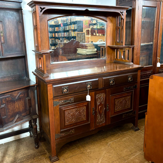 Edwardian Oak Sideboard in the Art Nouveau Style, c.1905