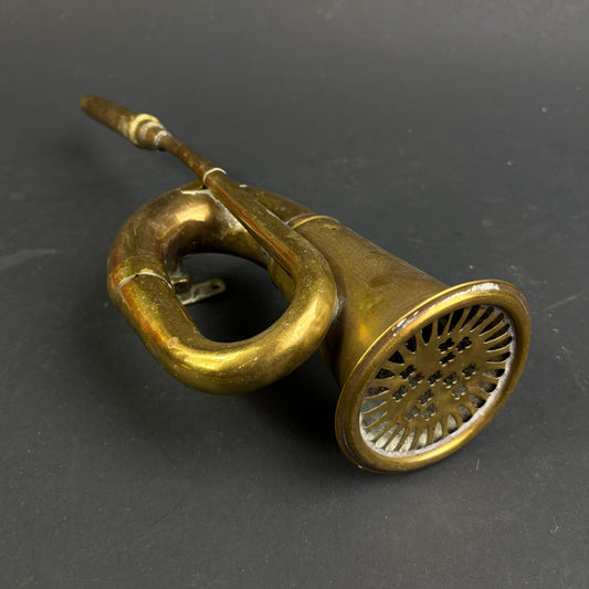 Vintage Brass Bulb Horn – Early Motor Car / Motorcycle c.1900–1930