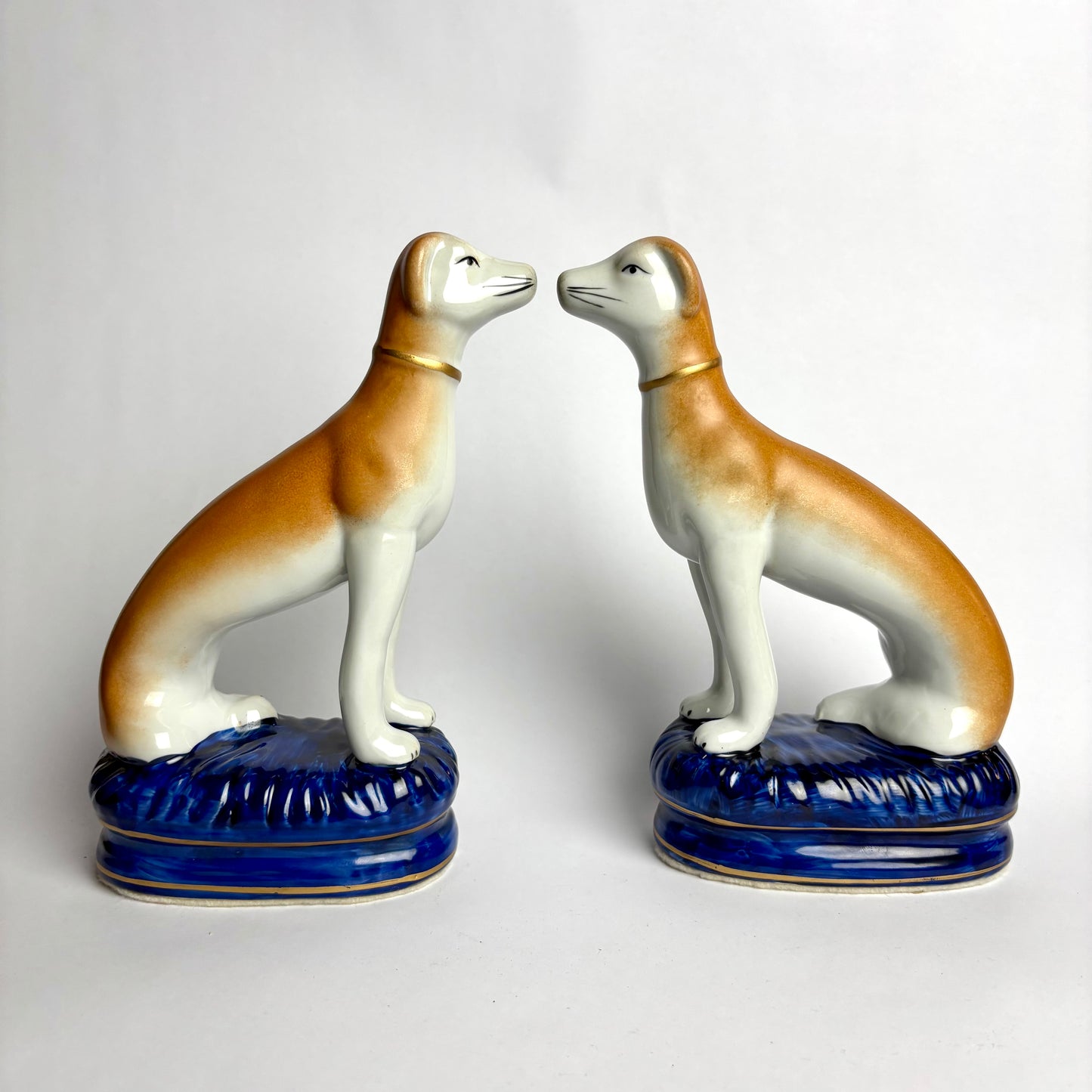 Pair of Greyhound Figurines