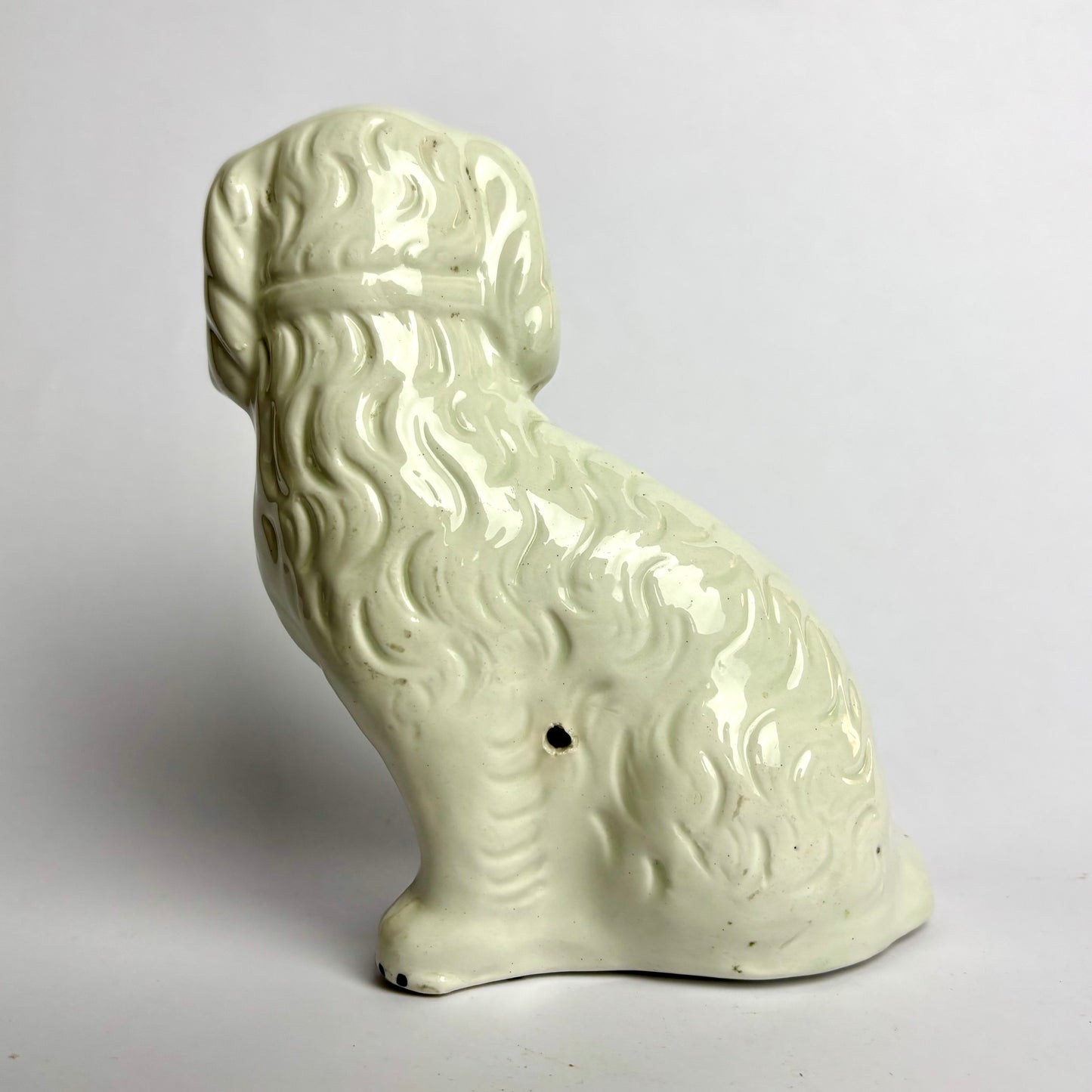 Staffordshire-Style Spaniel Spill Vase