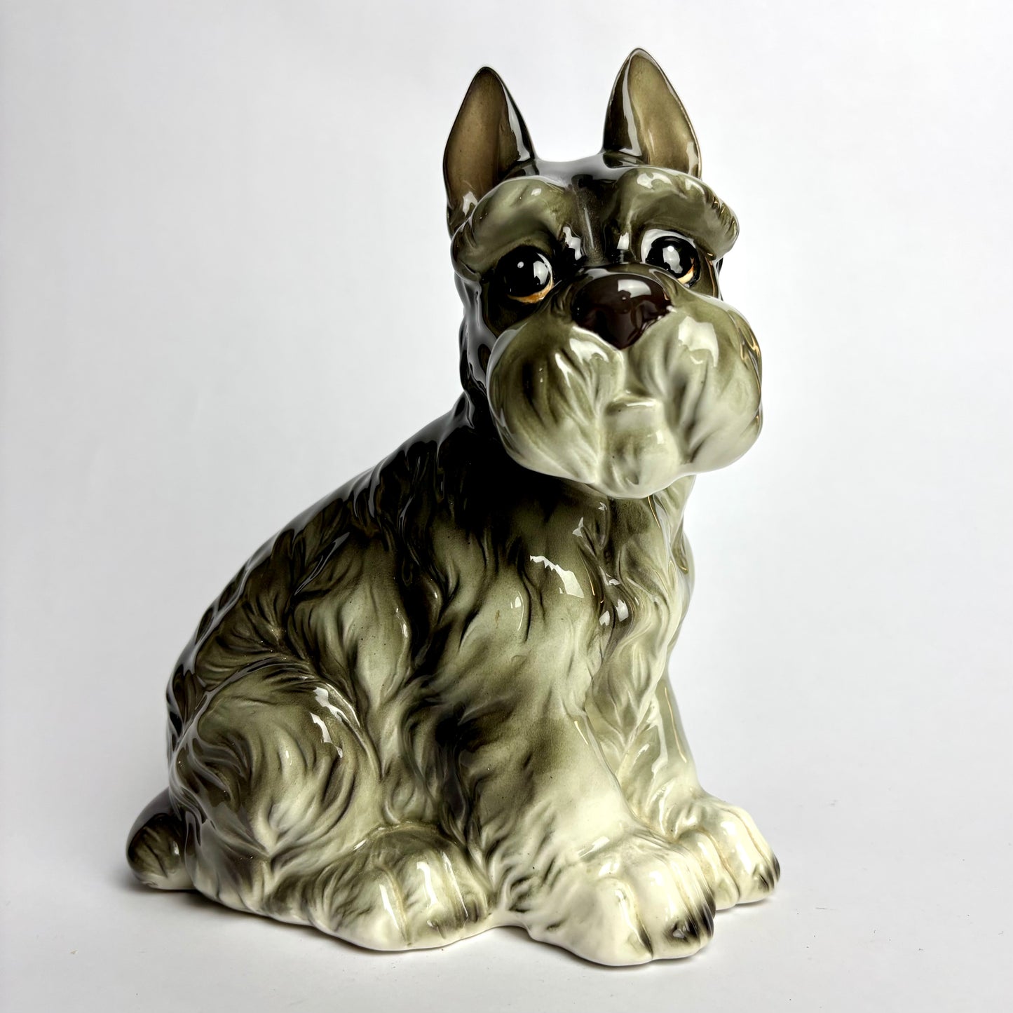 Mid-Century Staffordshire Terrier Figure