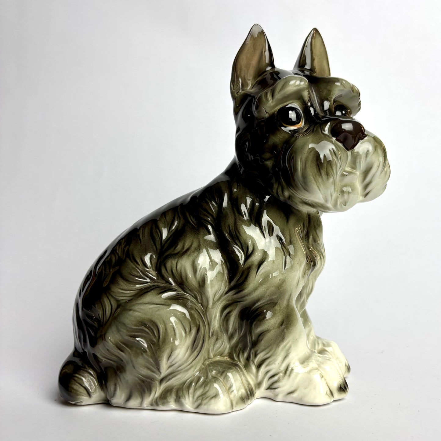 Mid-Century Staffordshire Terrier Figure