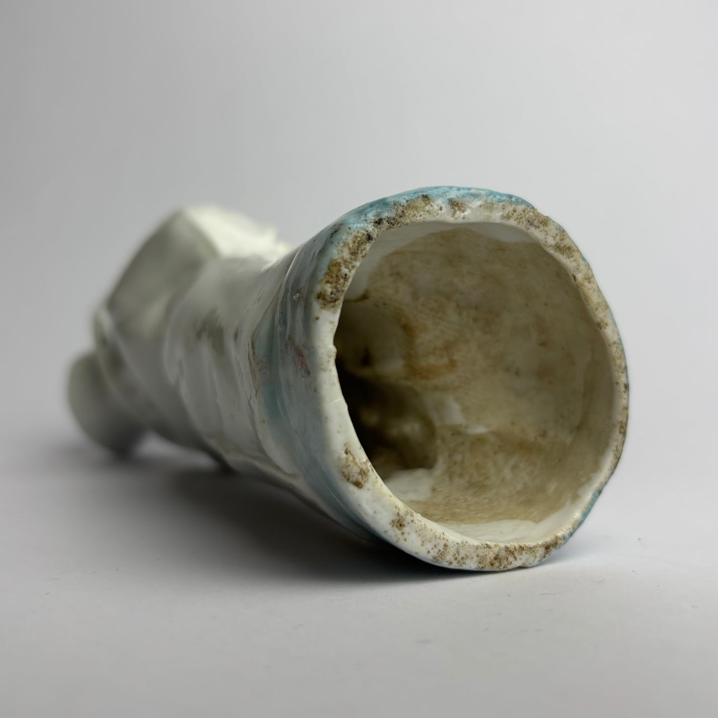 Victorian “Grandpa” Staffordshire Fairing Spill Vase England, circa 1870–1890