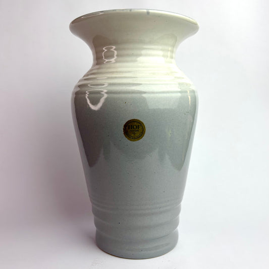 Höf Pottery Vase – 28cm – Blue Grey Glaze – Western Australia