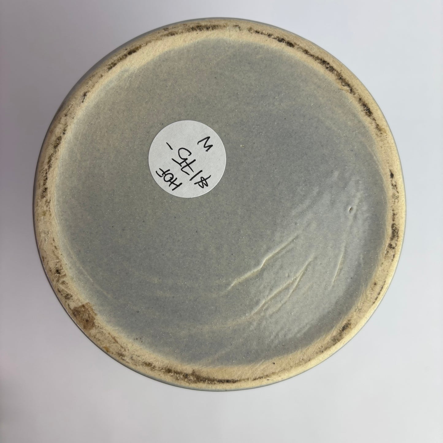 Höf Pottery Vase – 28cm – Blue Grey Glaze – Western Australia