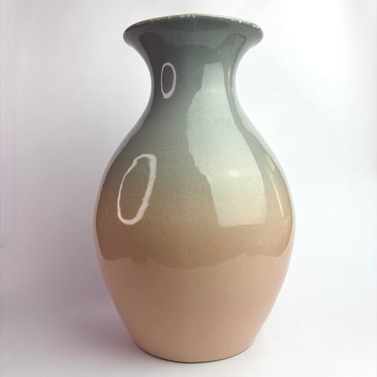 Höf Pottery Bottle Vase – 33cm – Sage & Cream – Western Australia