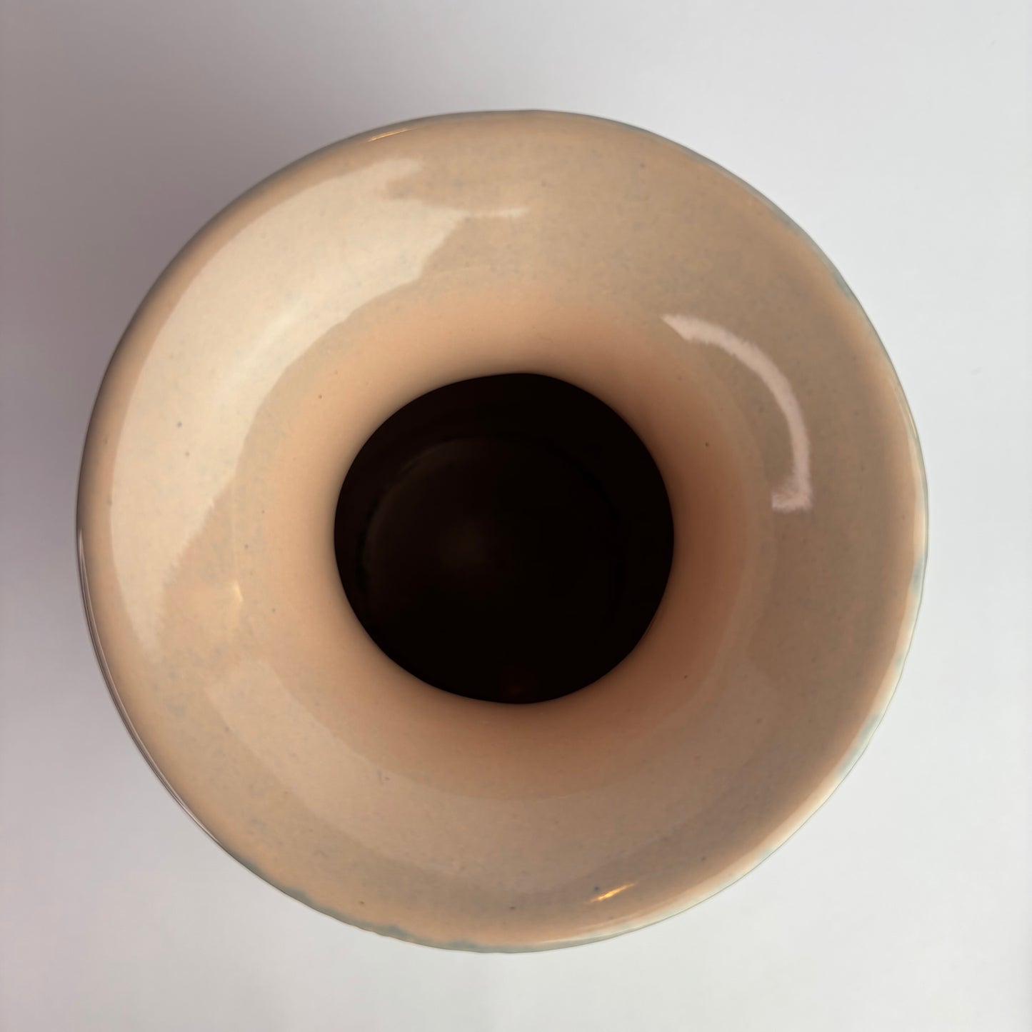 Höf Pottery Bottle Vase – 33cm – Sage & Cream – Western Australia