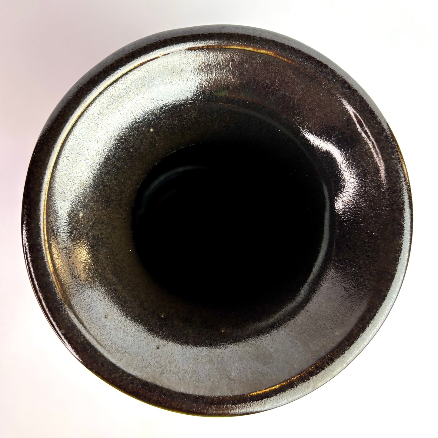 Höf Pottery Large Vase – 33cm – Brown Drip Glaze – Western Australia Studio Ceramic