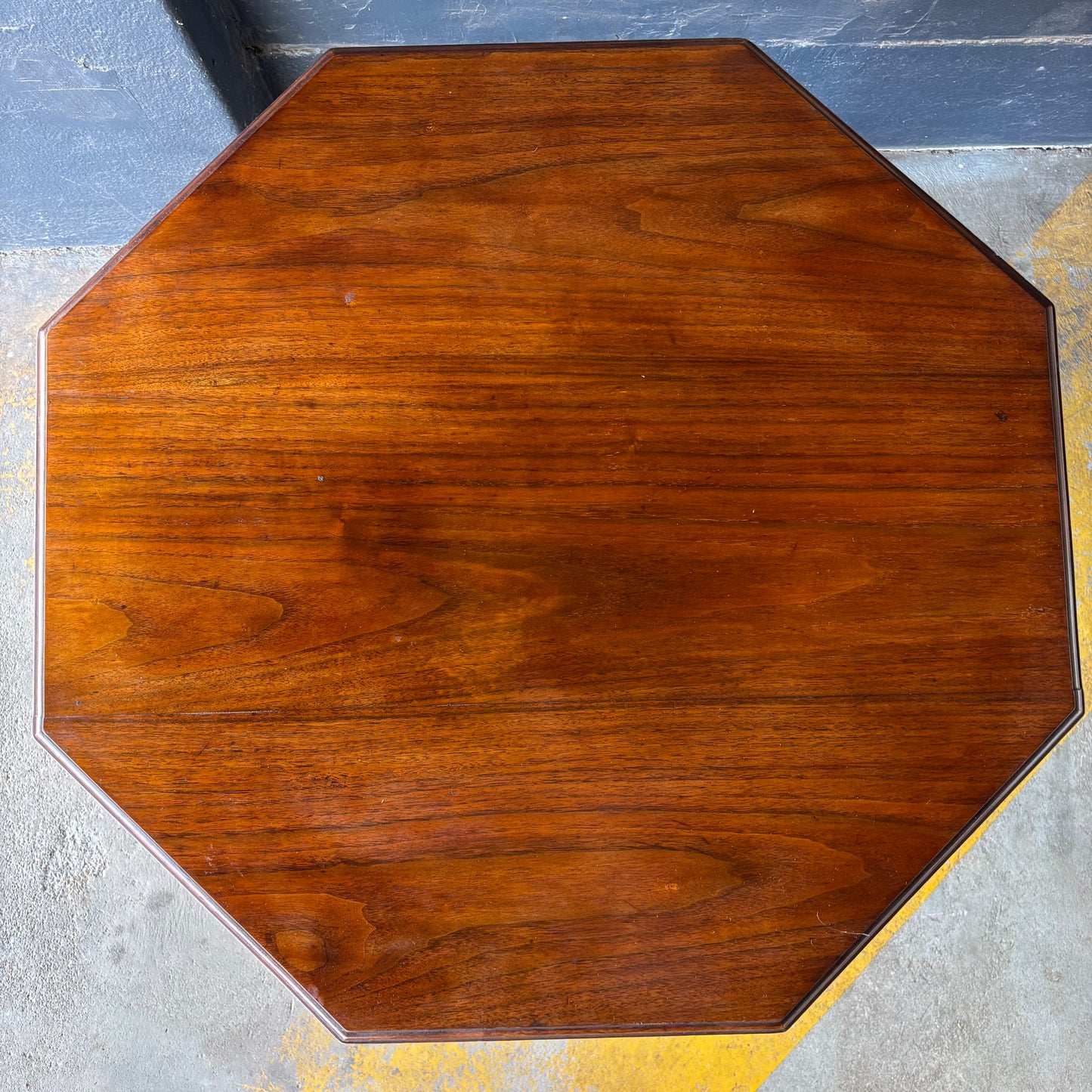 Victorian Octagonal Occasional Table with Turned Legs & Castors c.1890–1910