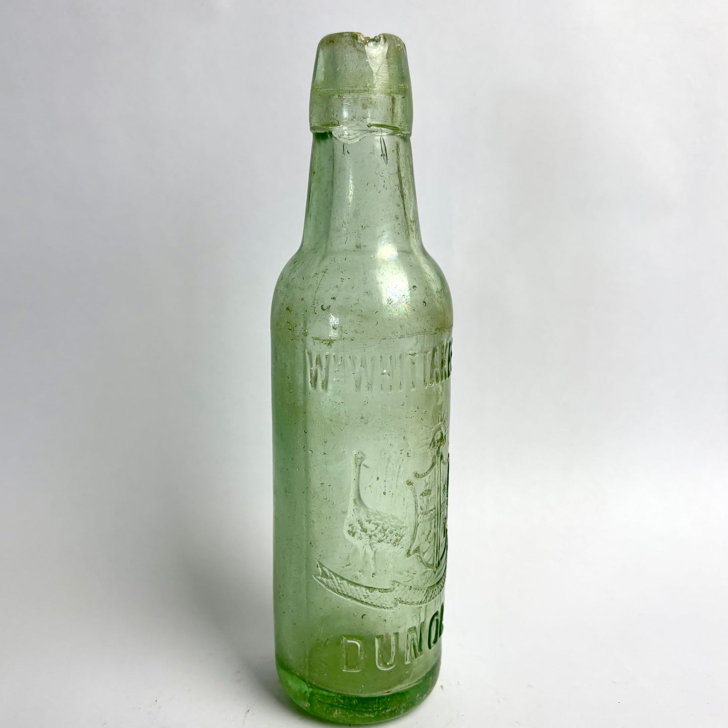 Antique Wm Whittaker & Sons Dunolly Crown Seal Bottle c1900 – Coat of Arms – Victoria