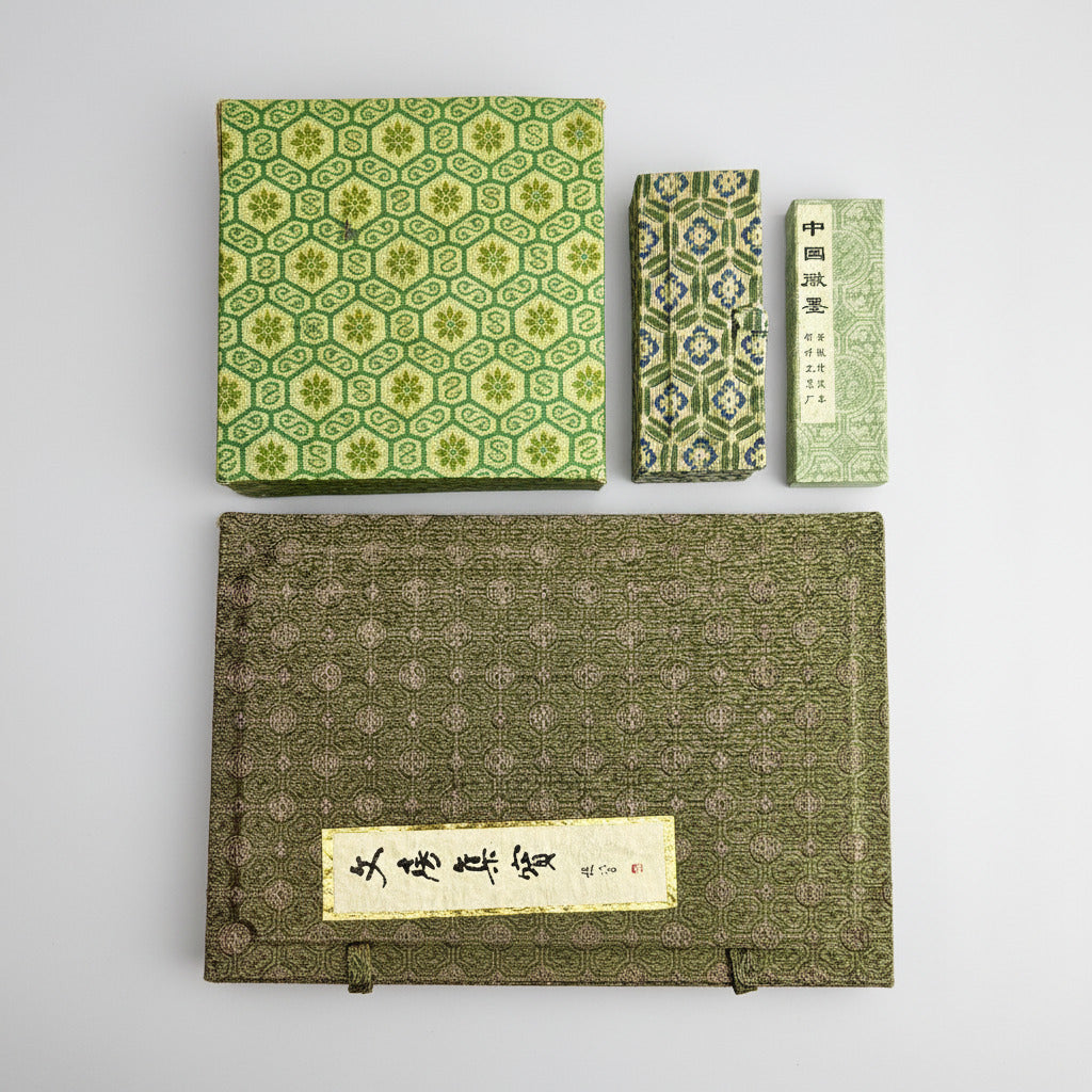 Vintage Chinese Calligraphy Set — Scholar’s Four Treasures (文房四寶)