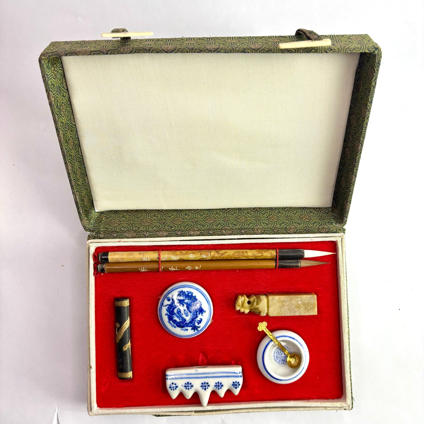Vintage Chinese Calligraphy Set — Scholar’s Four Treasures (文房四寶)