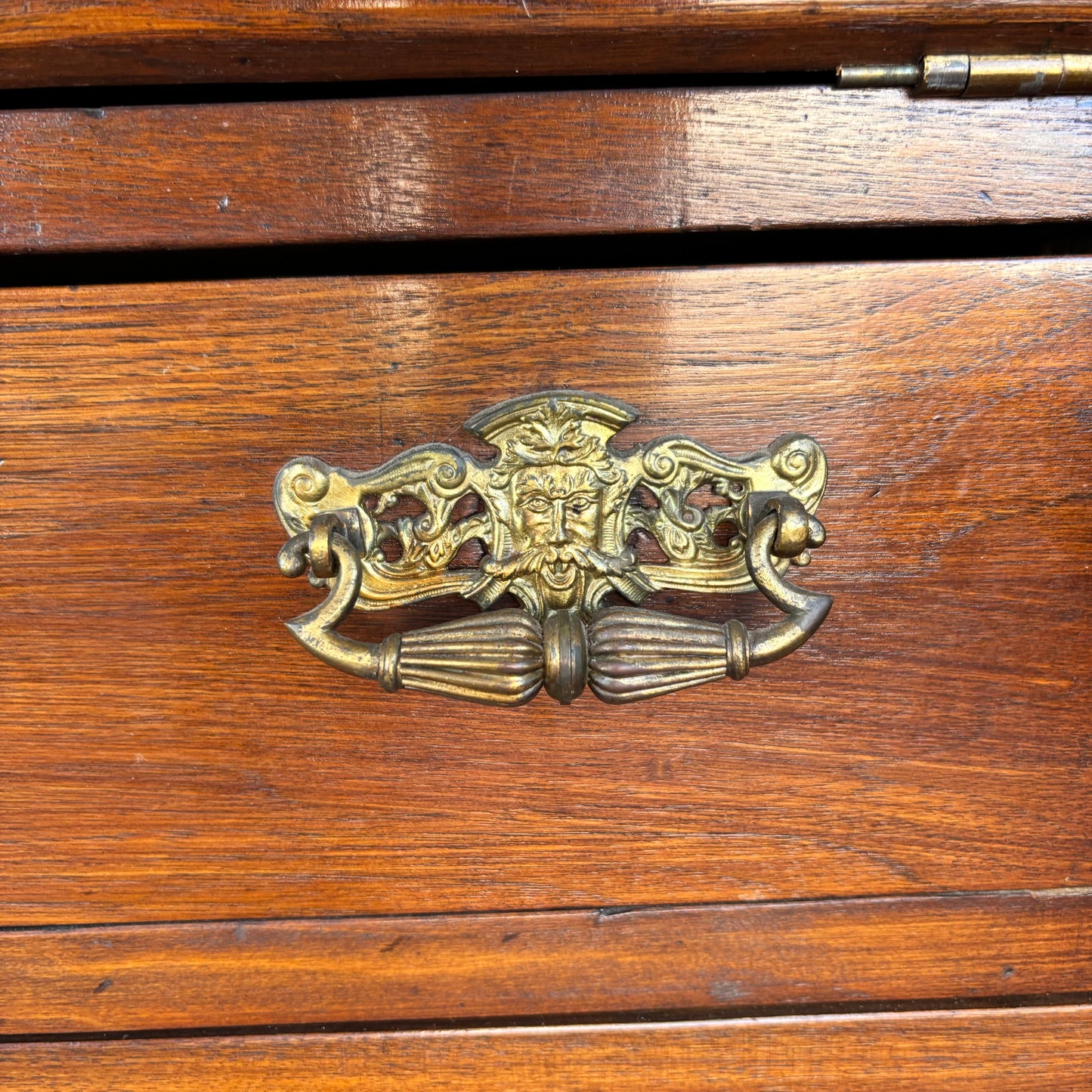 Australian Federation Blackwood Leadlight Bureau Bookcase c.1910–1925