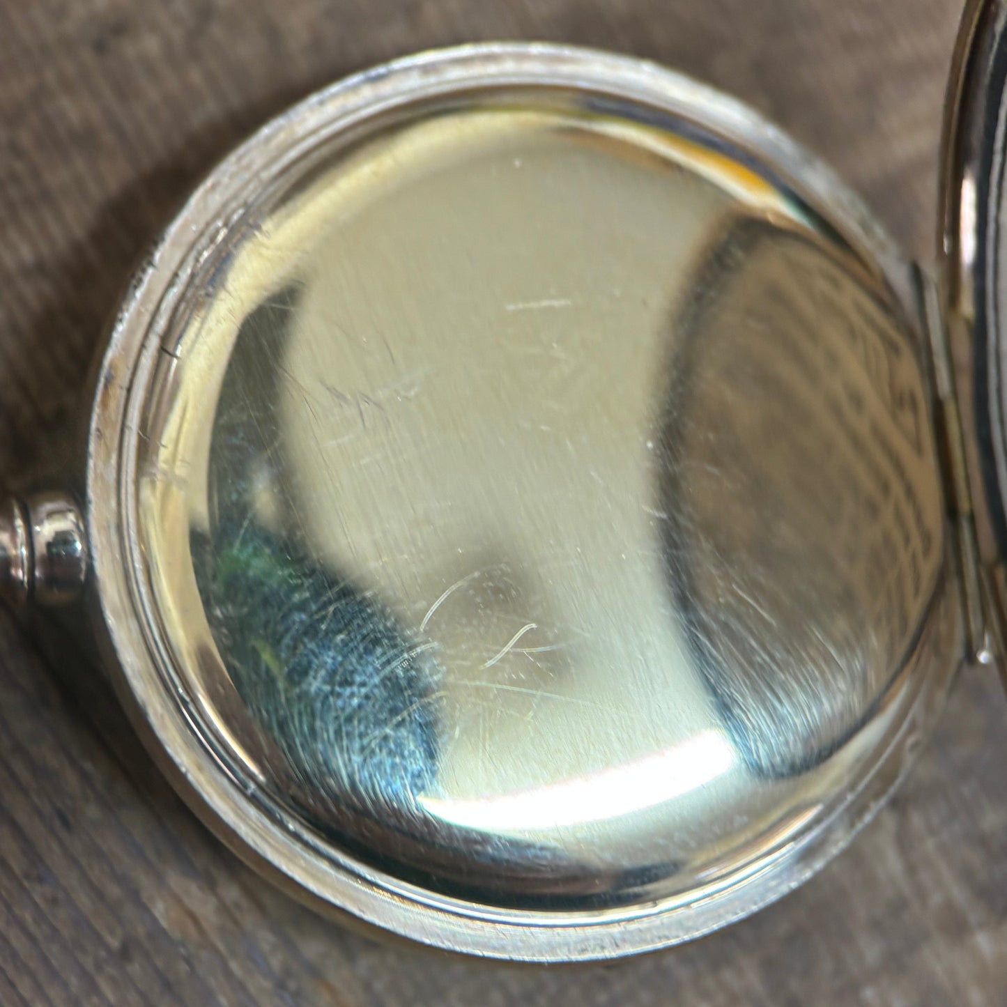 Ladies' Elgin gold-filled hunter pocket watch with chain