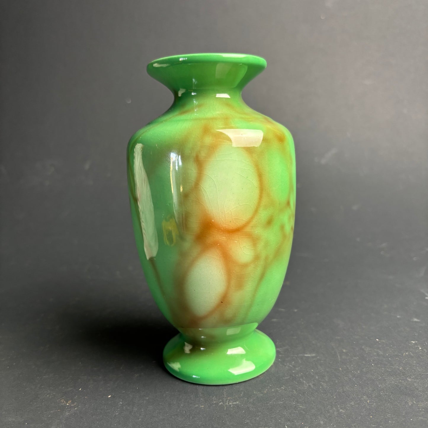 Falcon Ware Vase – “Chinese” Glaze, England
